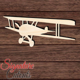 Airplane 008 Shape Cutout in Wood Craft Shapes & Bases Signature Cutouts 