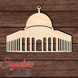 Al-Aqsa Mosque 001 Shape Cutout in Wood Craft Shapes & Bases Signature Cutouts
