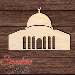 Al-Aqsa Mosque 002 Shape Cutout in Wood Craft Shapes & Bases Signature Cutouts