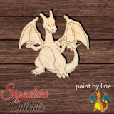 Anime 025 -Charizard Shape Cutout