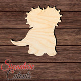 Baby Dino 002 Shape Cutout in Wood Craft Shapes & Bases Signature Cutouts