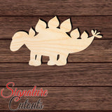 Baby Dino 004 Shape Cutout in Wood Craft Shapes & Bases Signature Cutouts