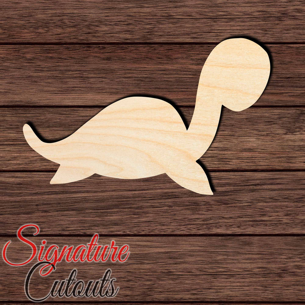 Baby Dino 006 Shape Cutout in Wood Craft Shapes & Bases Signature Cutouts