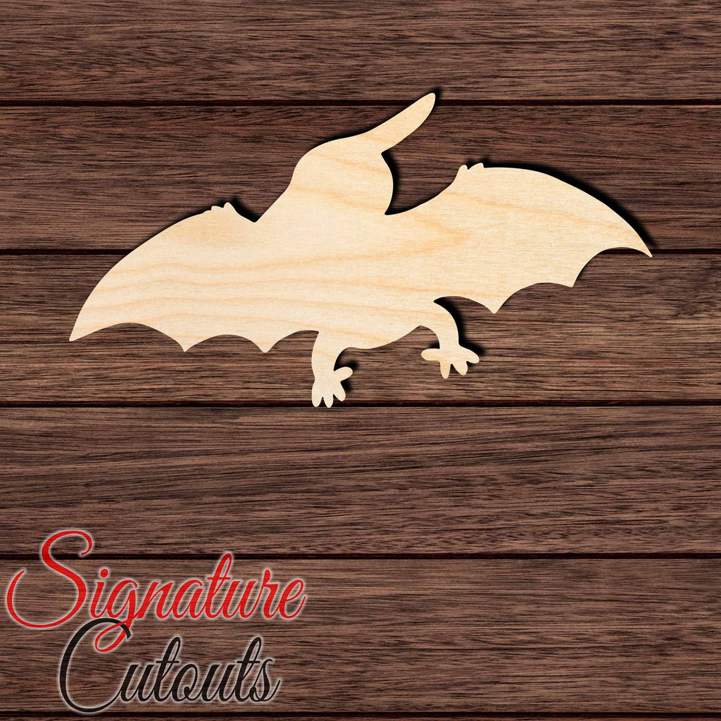 Baby Dino 007 Shape Cutout in Wood Craft Shapes & Bases Signature Cutouts