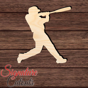 Baseball 020 Shape Cutout in Wood Craft Shapes & Bases Signature Cutouts