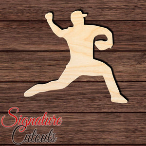 Baseball 021 Shape Cutout in Wood Craft Shapes & Bases Signature Cutouts