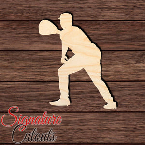 Baseball 022 Shape Cutout in Wood Craft Shapes & Bases Signature Cutouts