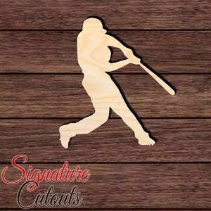 Baseball 023 Shape Cutout in Wood Craft Shapes & Bases Signature Cutouts