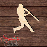 Baseball 023 Shape Cutout in Wood Craft Shapes & Bases Signature Cutouts