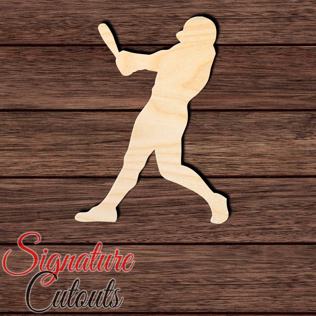Baseball 024 Shape Cutout in Wood Craft Shapes & Bases Signature Cutouts
