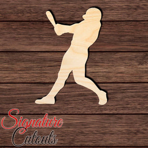 Baseball 024 Shape Cutout in Wood Craft Shapes & Bases Signature Cutouts