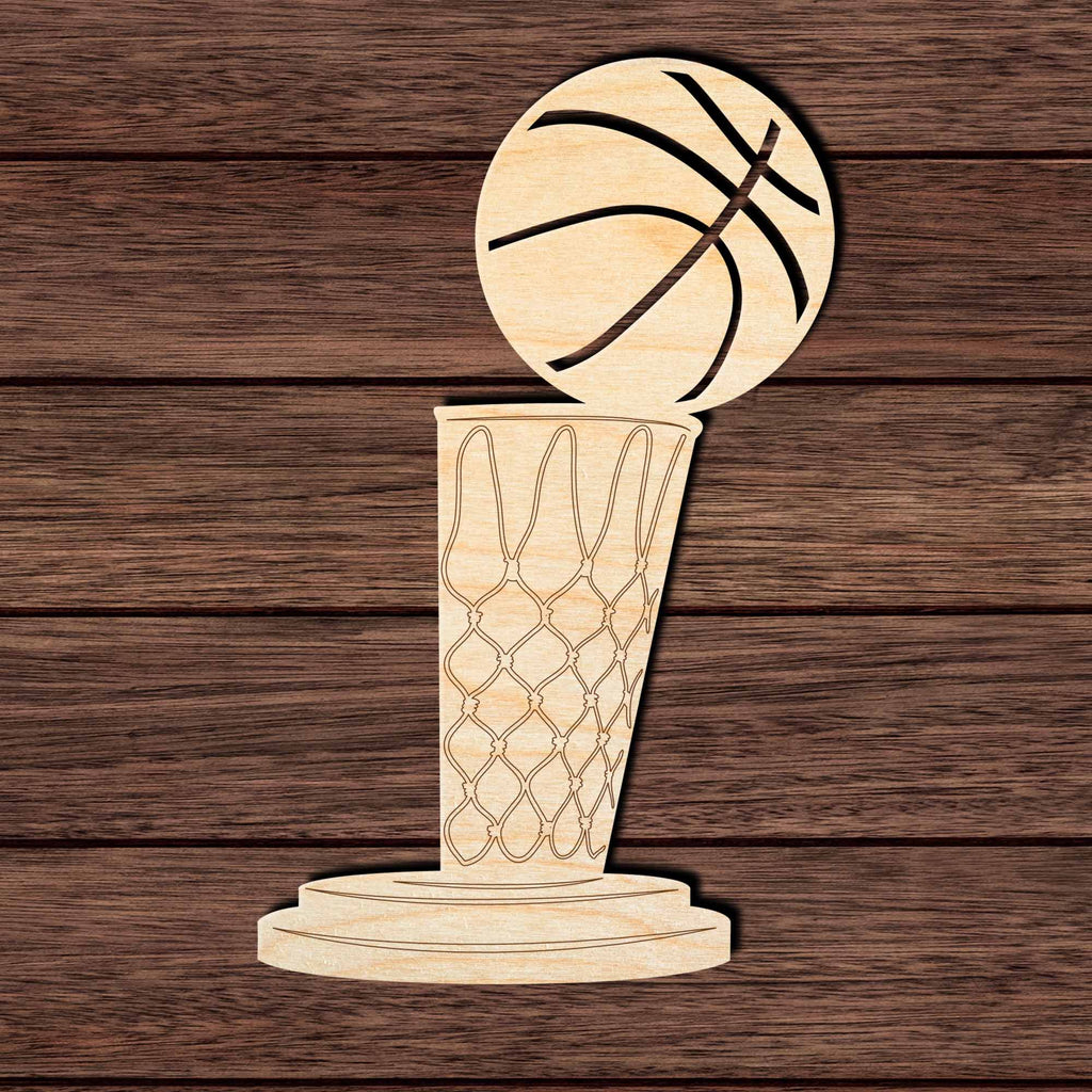 Basketball Trophy 001 Shape Cutout Craft Shapes & Bases Signature Cutouts