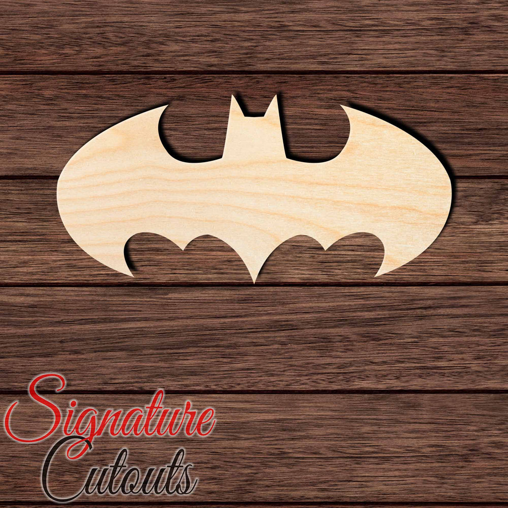 Bat 031 Shape Cutout in Wood Craft Shapes & Bases Signature Cutouts