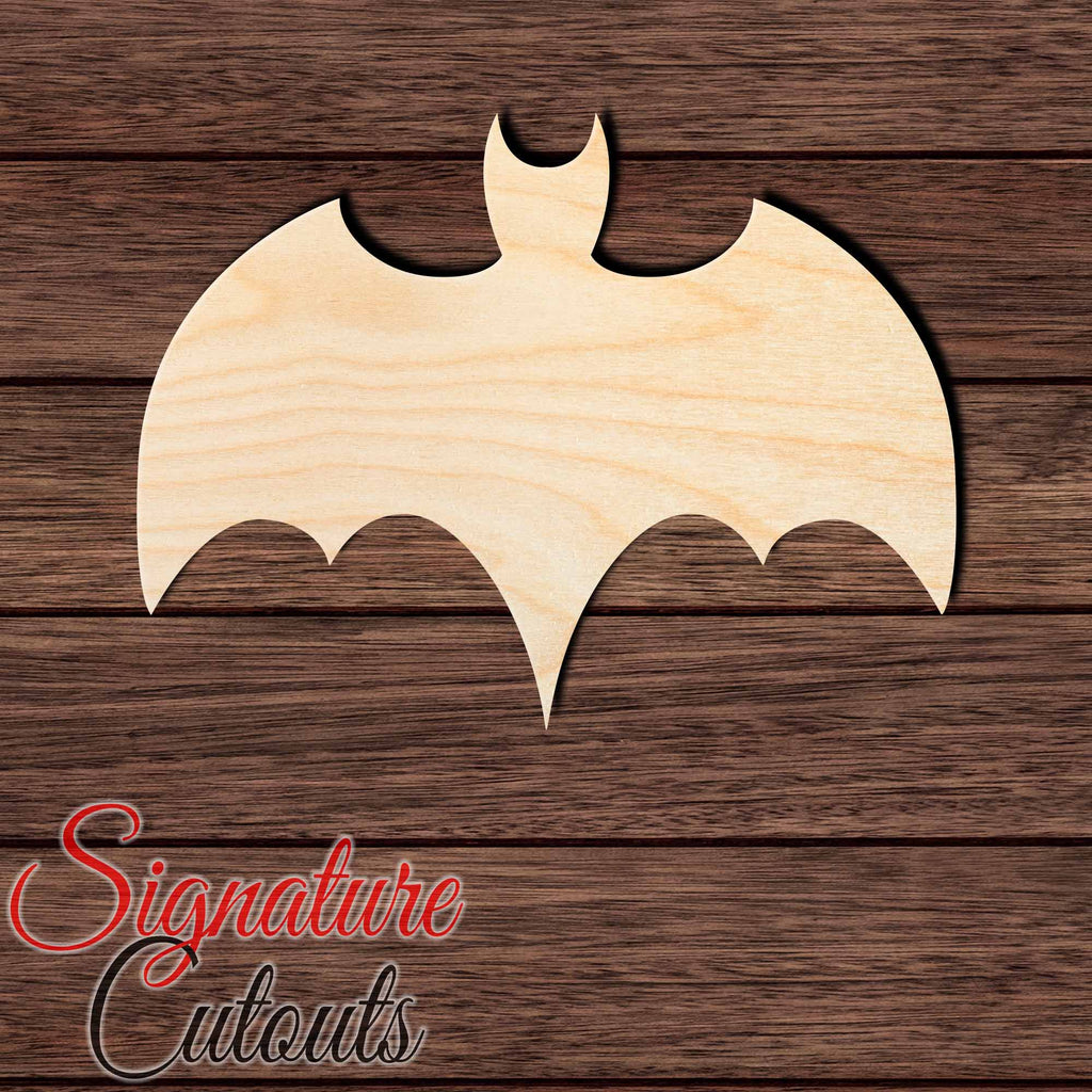 Bat 033 Shape Cutout in Wood Craft Shapes & Bases Signature Cutouts