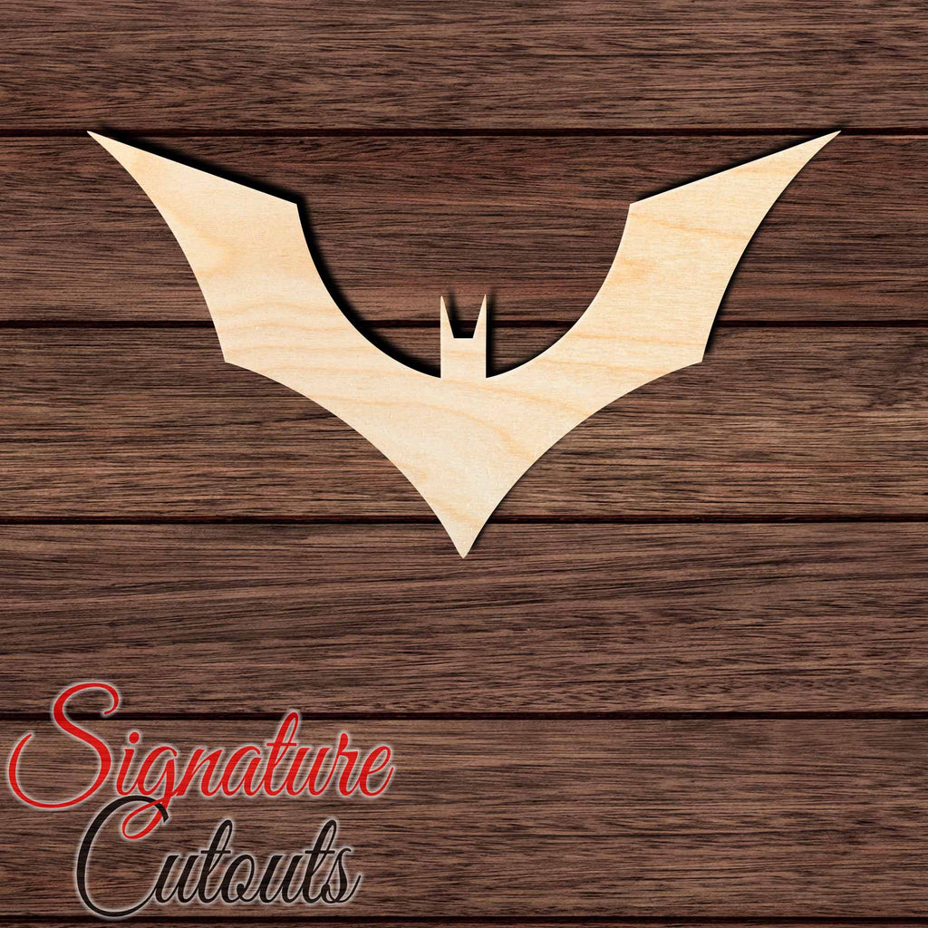 Bat 034 Shape Cutout in Wood Craft Shapes & Bases Signature Cutouts