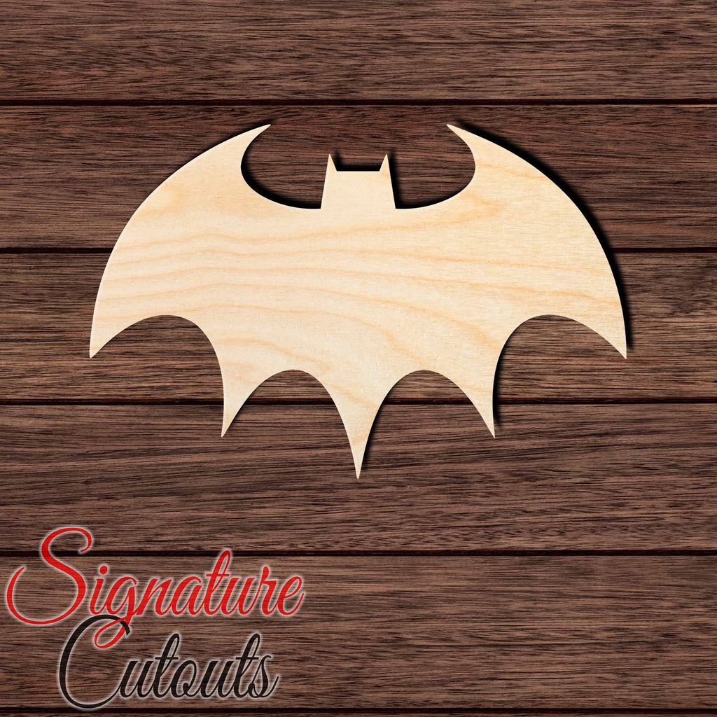 Bat 036 Shape Cutout in Wood Craft Shapes & Bases Signature Cutouts