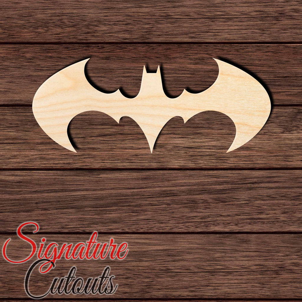 Bat 037 Shape Cutout in Wood Craft Shapes & Bases Signature Cutouts