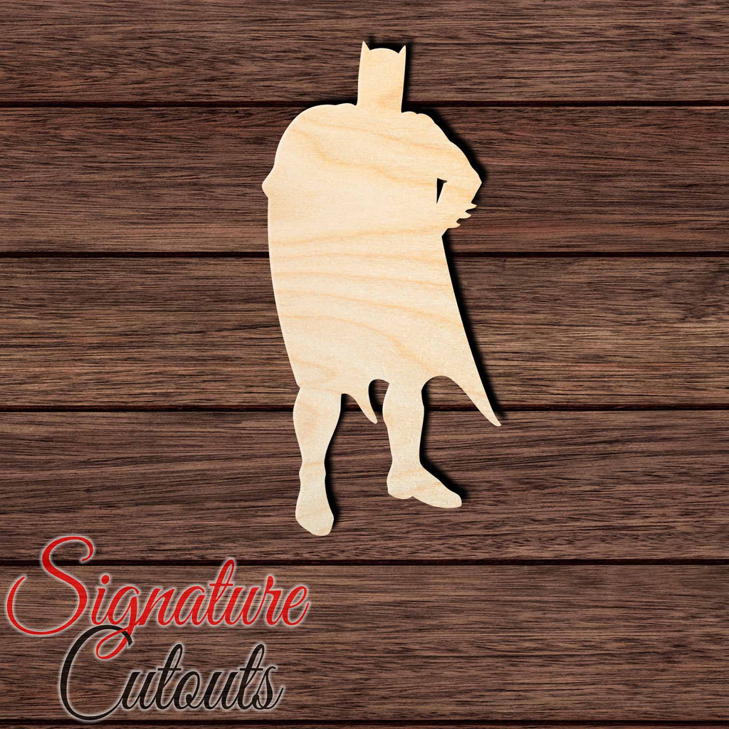 Bat 038 Shape Cutout in Wood Craft Shapes & Bases Signature Cutouts
