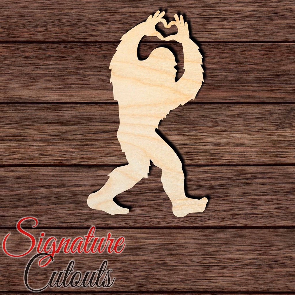 Bigfoot 003 Shape Cutout Craft Shapes & Bases Signature Cutouts
