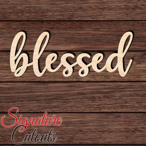 blessed 001 Shape Cutout Craft Shapes & Bases Signature Cutouts