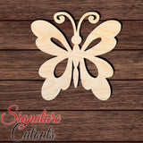Butterfly 010 Shape Cutout in Wood Craft Shapes & Bases Signature Cutouts
