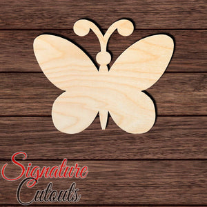 Butterfly 013 Shape Cutout in Wood Craft Shapes & Bases Signature Cutouts