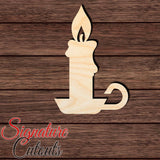 Candle 002 Shape Cutout in Wood Craft Shapes & Bases Signature Cutouts