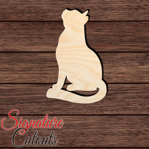 Cat 023 Shape Cutout in Wood Craft Shapes & Bases Signature Cutouts