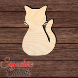 Cat 029 Shape Cutout in Wood for Crafting, Home & Room Décor, and other DIY projects - Many Sizes Available Craft Shapes & Bases Signature Cutouts