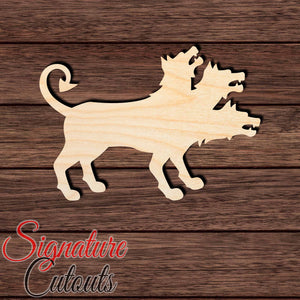 Cerberus Shape Cutout in Wood Craft Shapes & Bases Signature Cutouts