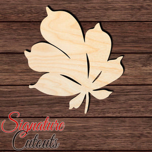 Chestnut Leaf 001 Shape Cutout in Wood Craft Shapes & Bases Signature Cutouts