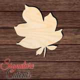 Chestnut Leaf 002 Shape Cutout in Wood Craft Shapes & Bases Signature Cutouts