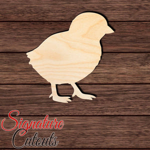 Chick 001 Shape Cutout in Wood Craft Shapes & Bases Signature Cutouts