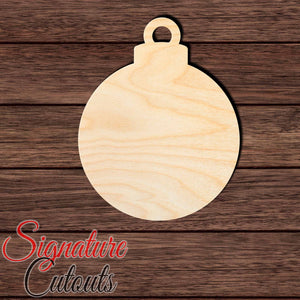 Christmas Ornament 005 Shape Cutout in Wood Craft Shapes & Bases Signature Cutouts