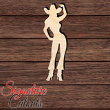 Cowgirl 003 Shape Cutout