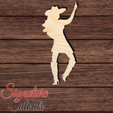 Cowgirl 004 Shape Cutout