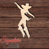 Cowgirl 007 Shape Cutout