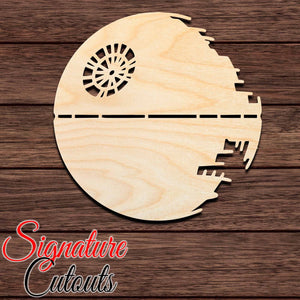 Death Star 001 Shape Cutout Craft Shapes & Bases Signature Cutouts