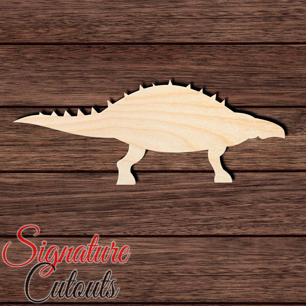Dinosaur 036 - Silvisaurus Shape Cutout in Wood Craft Shapes & Bases Signature Cutouts