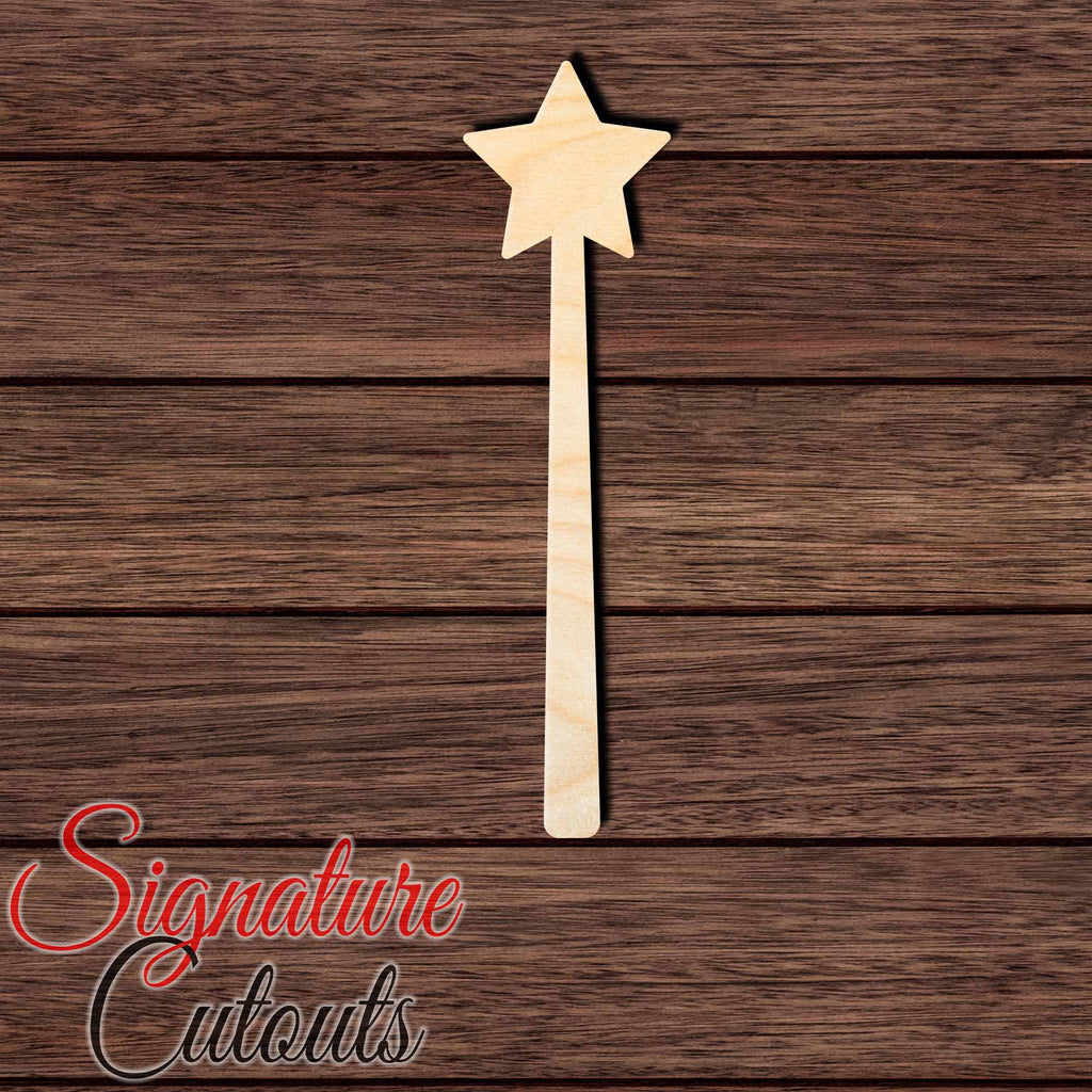 Fairy Wand 001 Wooden Shape Cutout Craft Shapes & Bases Signature Cutouts
