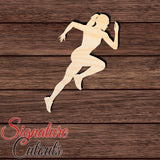 Female Runner 002 Shape Cutout