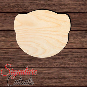 Ferret Head 001 Shape Cutout in Wood Craft Shapes & Bases Signature Cutouts