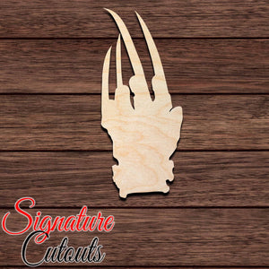 Freddy Krueger Glove 002 Shape Cutout Craft Shapes & Bases Signature Cutouts