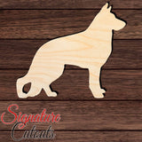 German Sheprador Shape Cutout