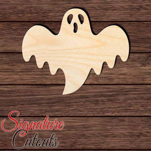Ghost 002 Shape Cutout in Wood Craft Shapes & Bases Signature Cutouts