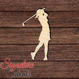 Golfer 003 Shape Cutout