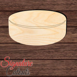 Hockey Puck 003 Paint by Line Shape Cutout