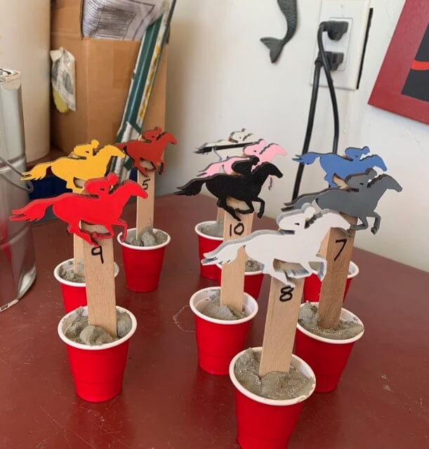 Horse Jockey 001 Shape Cutout Craft Shapes & Bases Signature Cutouts