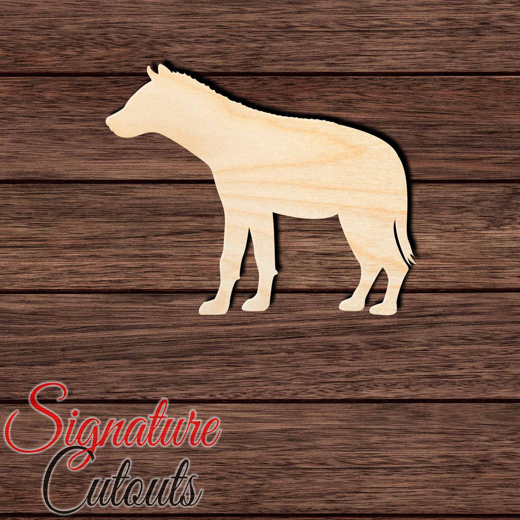 Hyena 002 Shape Cutout in Wood Craft Shapes & Bases Signature Cutouts