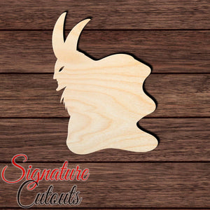 Krampus Shadow Shape Cutout in Wood Craft Shapes & Bases Signature Cutouts